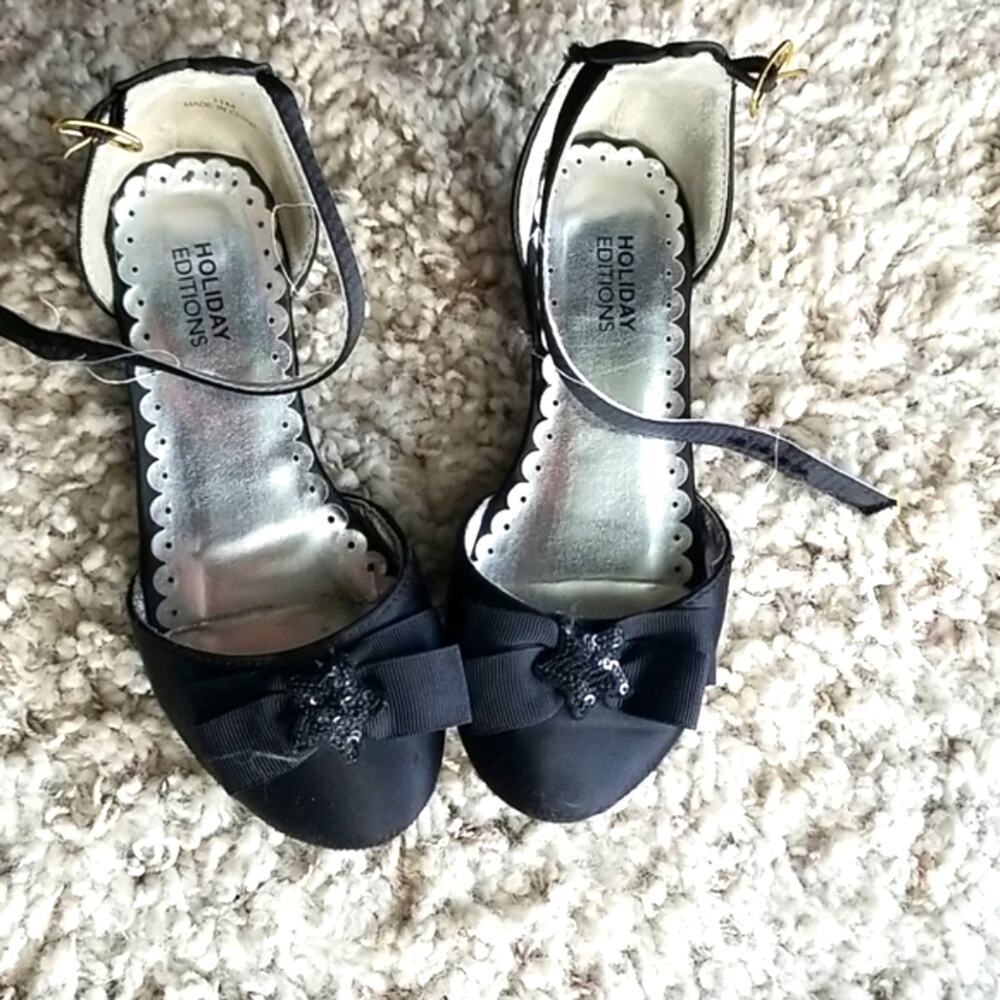 Girls Black Dress Shoes